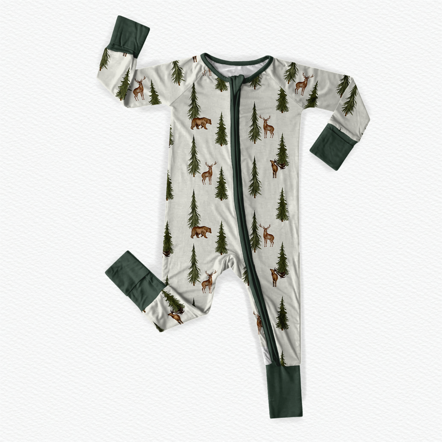 James- Maine Woods Zippy Romper