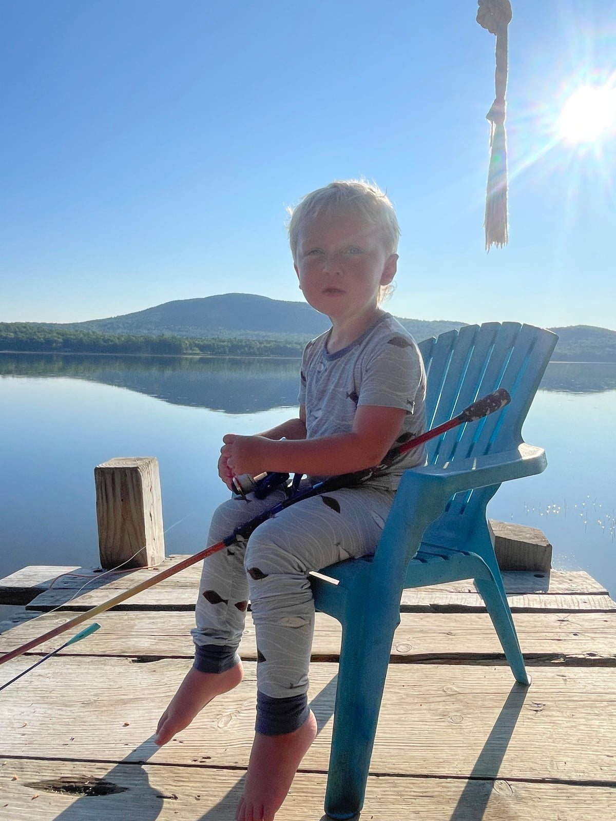 Kaleb - Halibut Two Piece Pajama Set