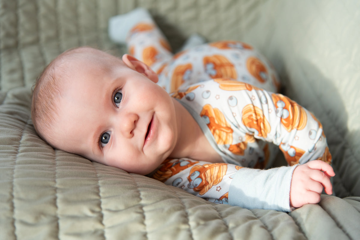 Karissa - Maine Blueberry Pancake Zippy Romper
