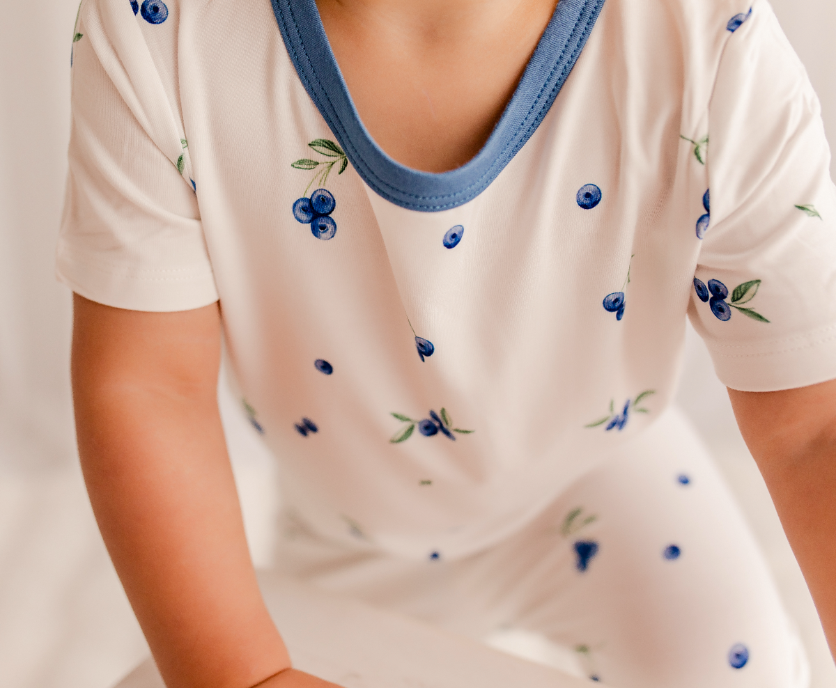 Blueberry Dreams - Two Piece Pajama Set