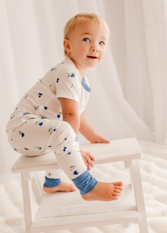 Blueberry Dreams - Two Piece Pajama Set