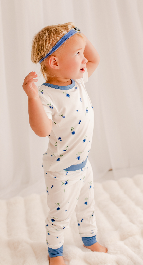 Blueberry Dreams - Two Piece Pajama Set