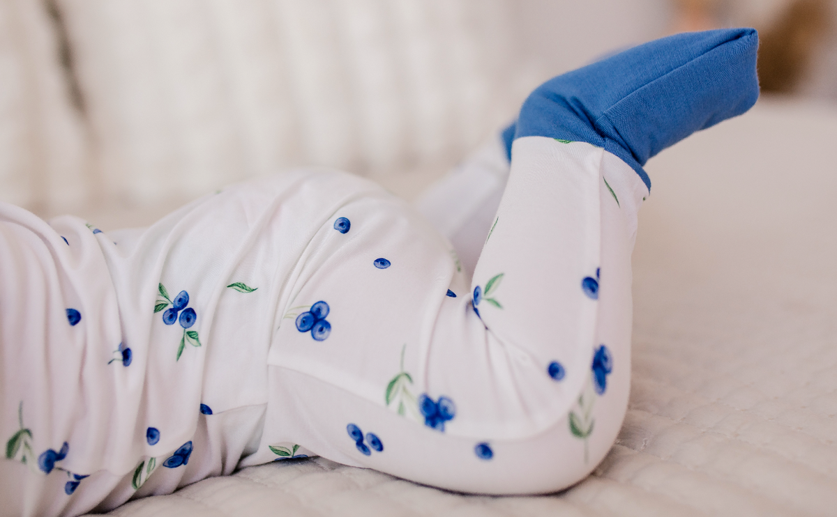 Blueberry Dreams - Zippy Romper