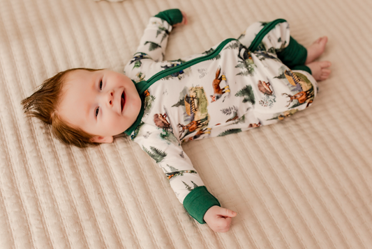 Korbin - Maine Animals In Boots Zippy Romper
