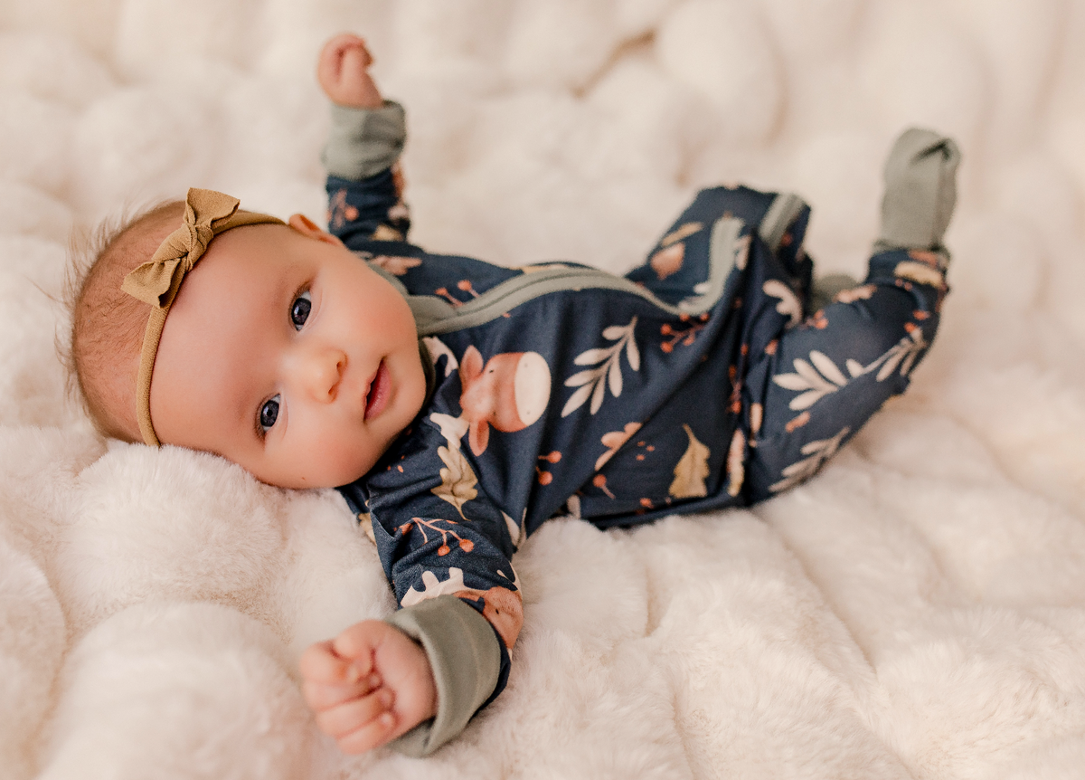 Prestin - Maine Fall Moose Zippy Romper