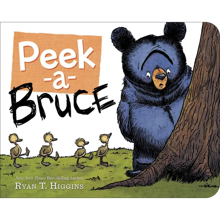 Peek a Boo Bruce by Ryan T. Higgins (Board Book)