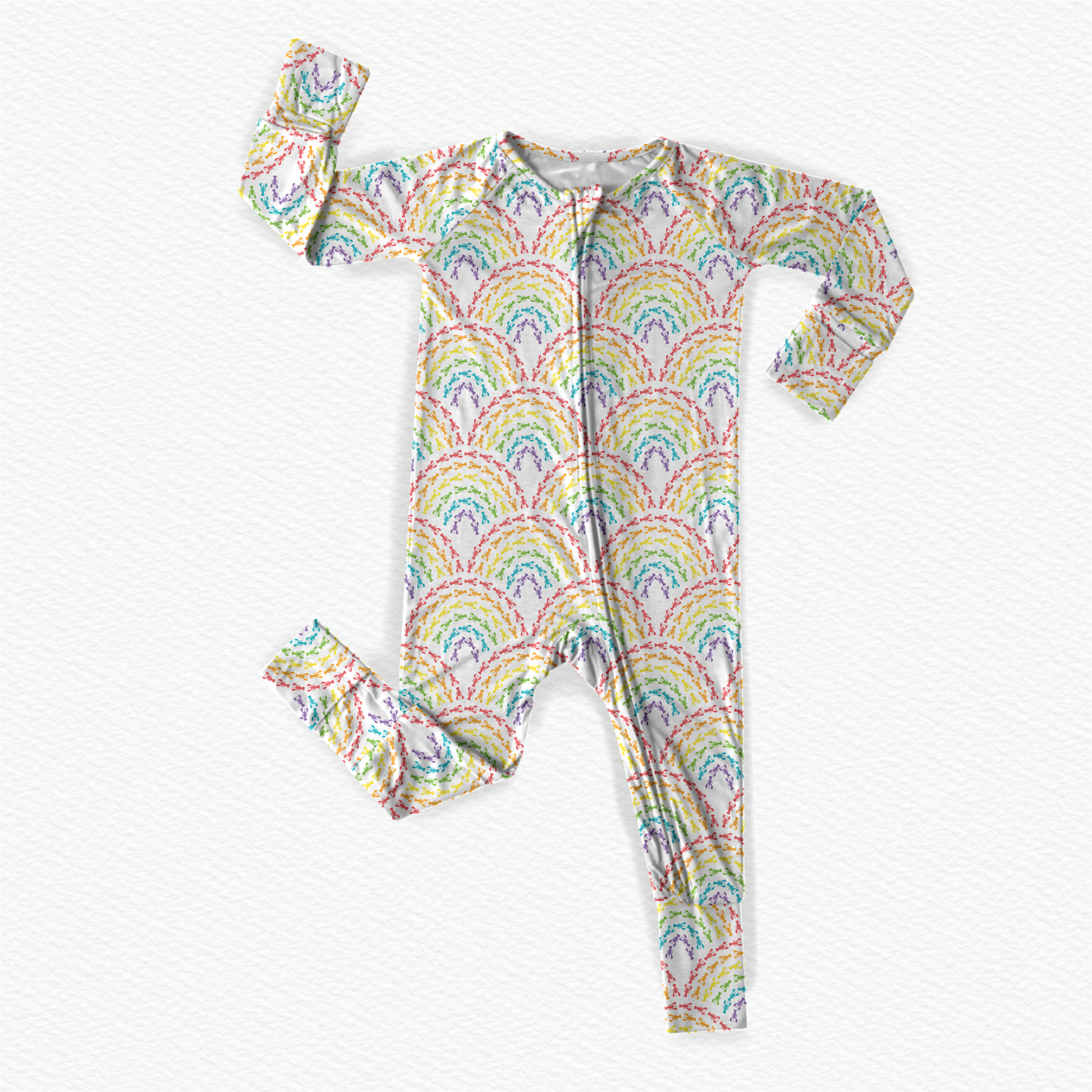 Bo - Lobster Rainbow Zippy Romper