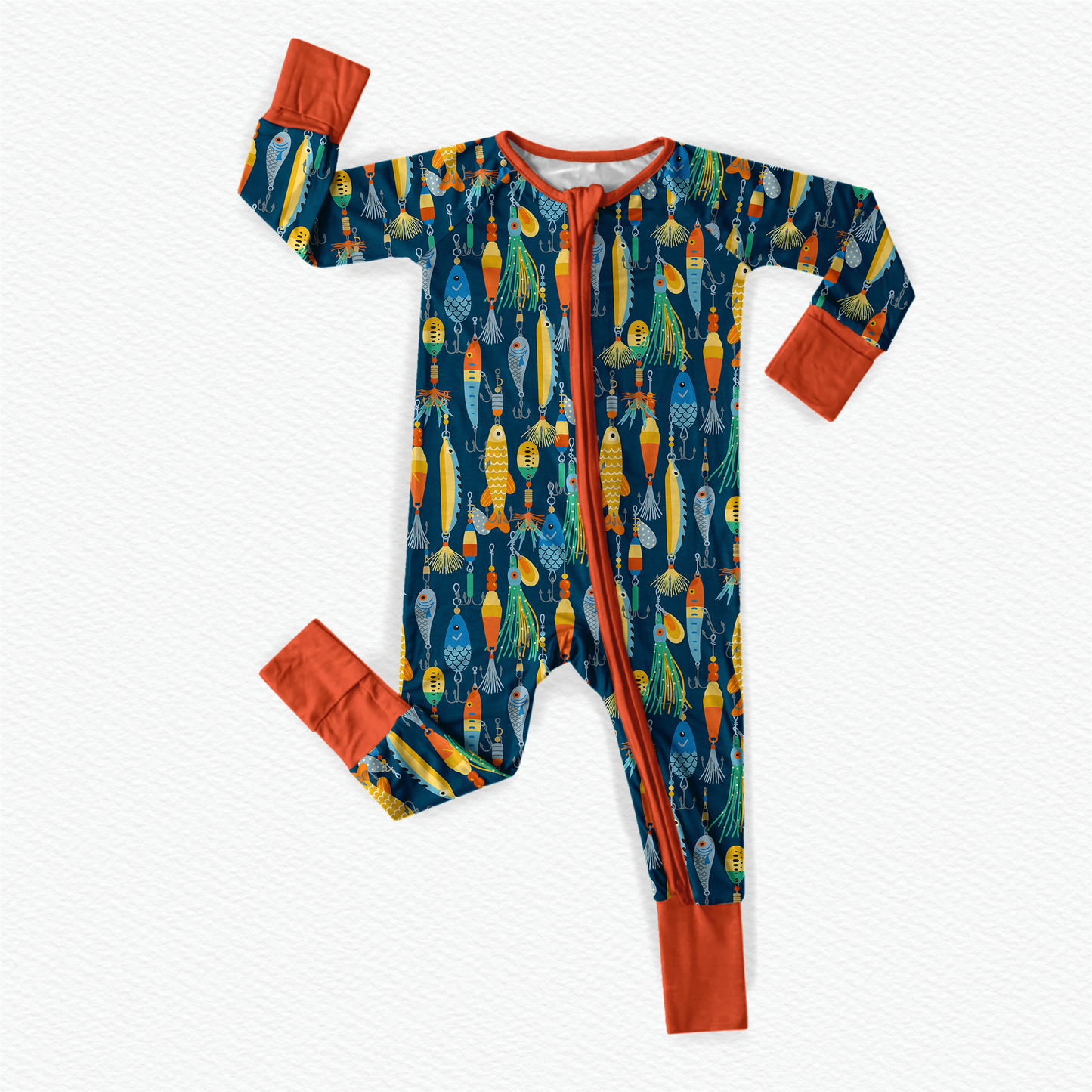 🌊 Devin- Maine Fishing Zippy Romper