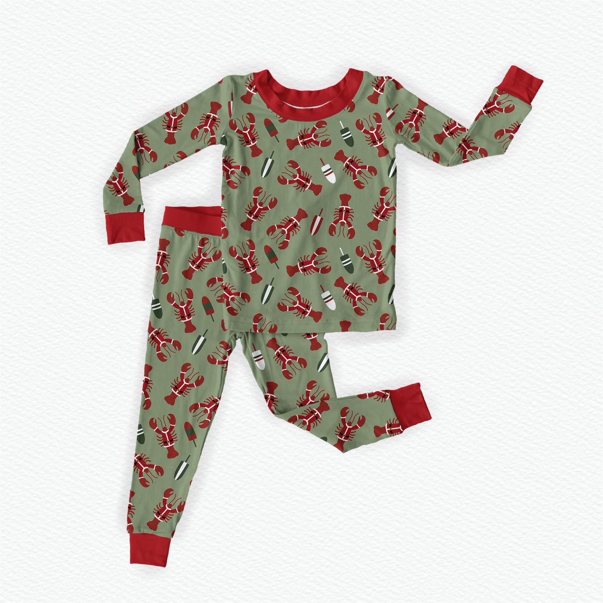 PREORDER: Santa Claws- Two Piece Pajamas
