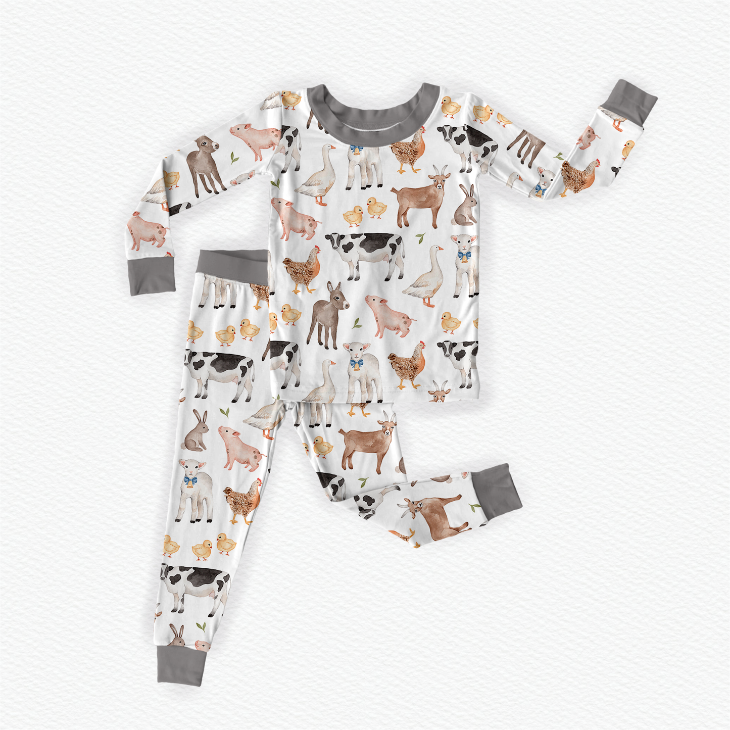 The Funny Farm Two Piece Pajamas
