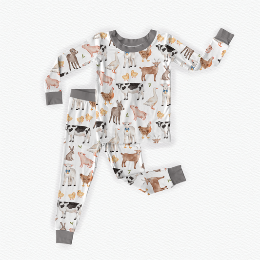 The Funny Farm Two Piece Pajamas