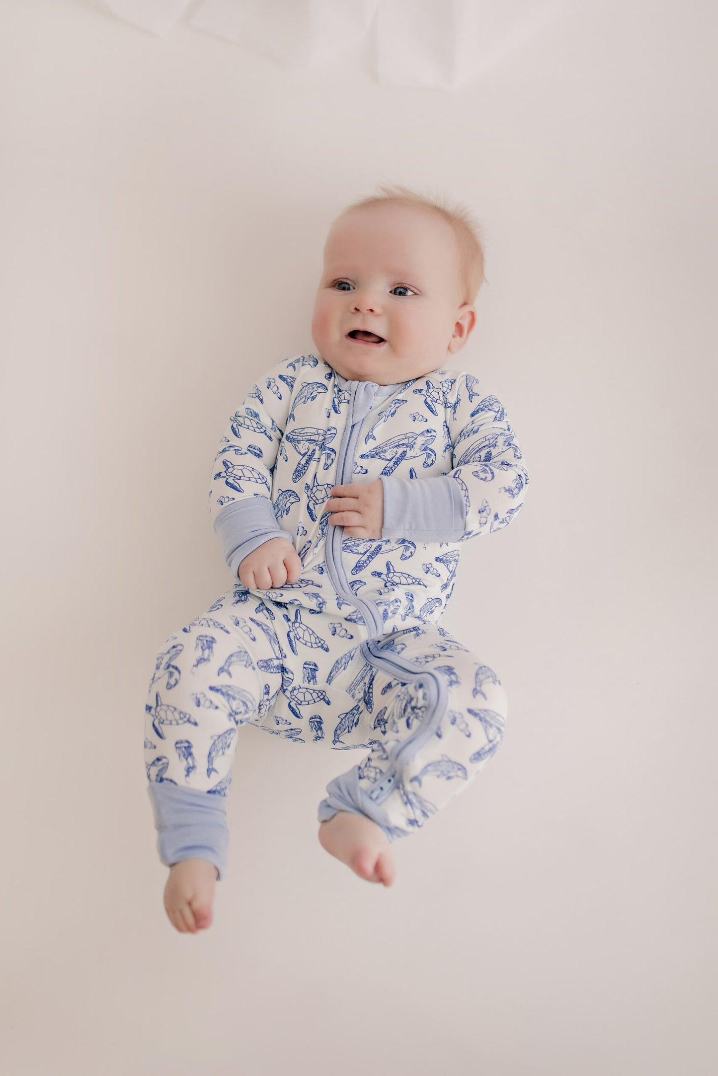 🌊 Taylor- Maine Sea Turtle Zippy Romper