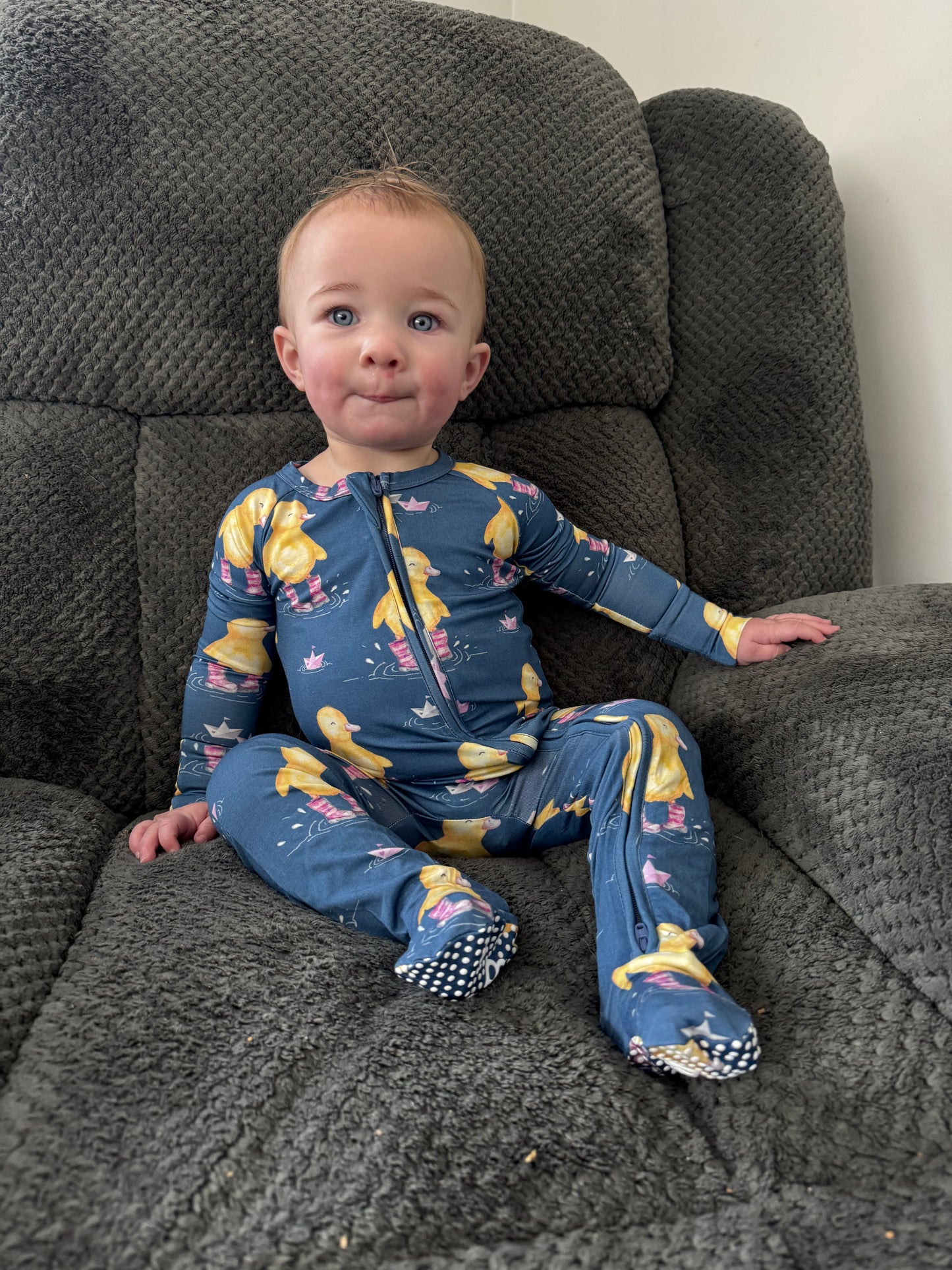 Katrina - Duck Footie Pajamas