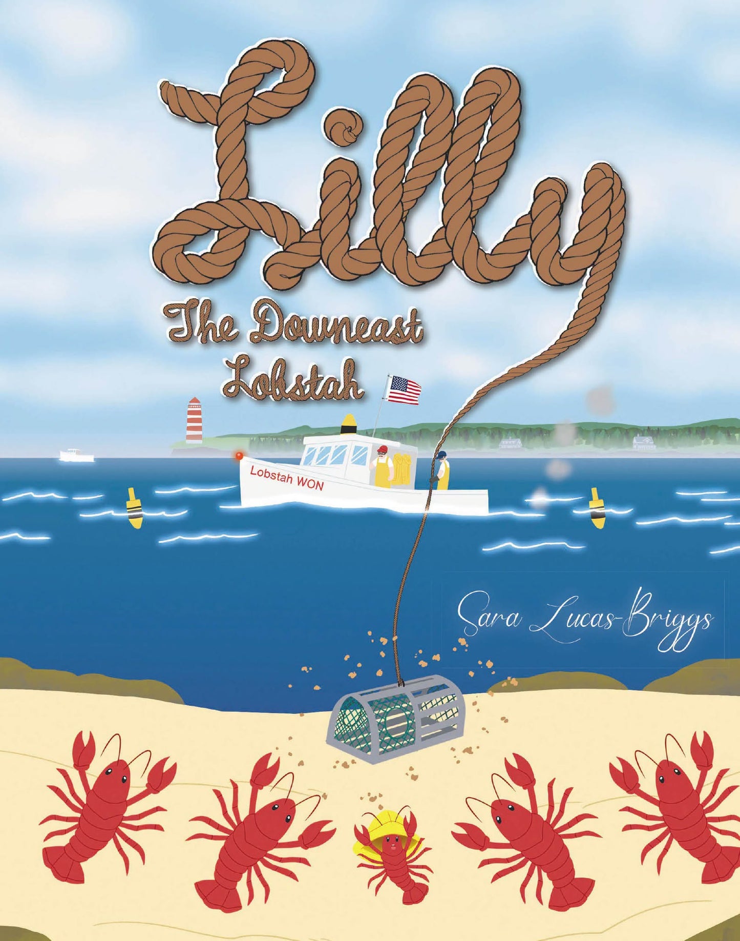 Lily the Downeast Lobster by Sara Lucas-Briggs