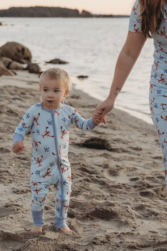 Brooke - Lobster & Blueberry Zippy Romper