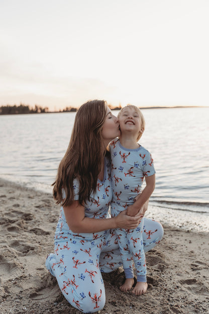 Brooke - Lobster & Blueberry Two Piece Pajama Set