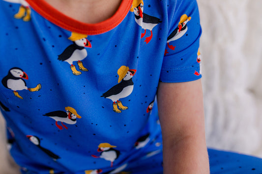 Ab - Puffin Two Piece Pajama Set
