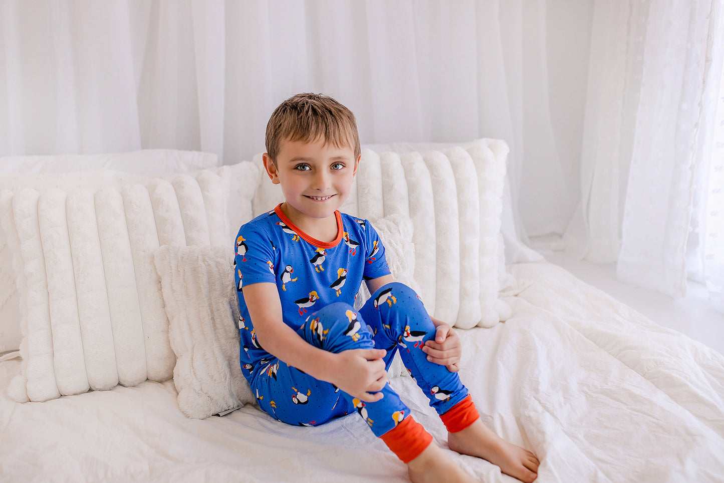Ab - Puffin Two Piece Pajama Set