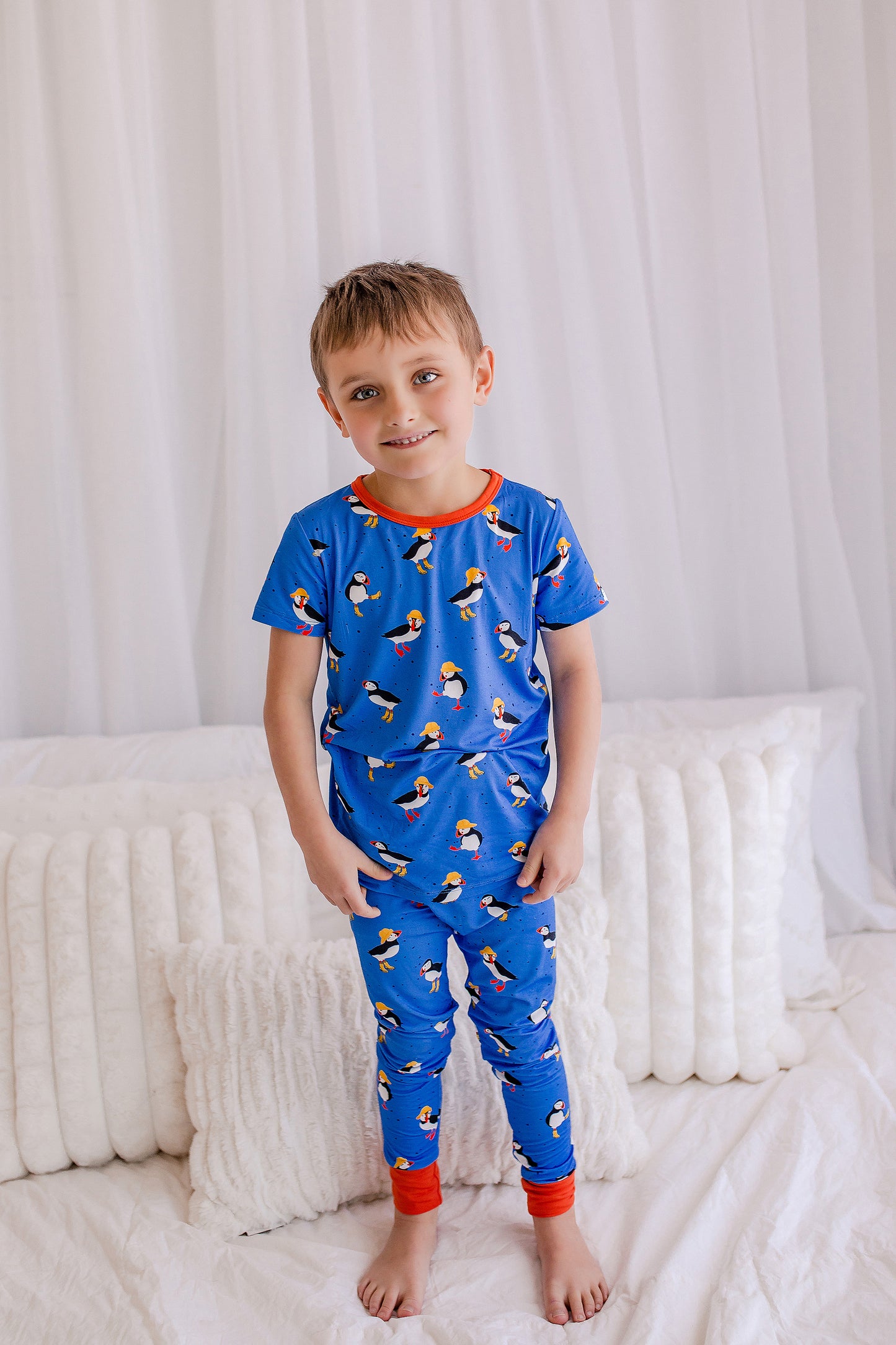 Ab - Puffin Two Piece Pajama Set