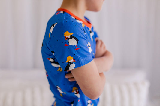 Ab - Puffin Two Piece Pajama Set