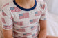 4th Of July Lobster Flag Two Piece Pajama Set