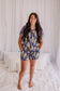 Camille - Dark Lupine T-Shirt & Shorts Pajama Set