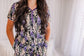 Camille - Dark Lupine T-Shirt & Shorts Pajama Set