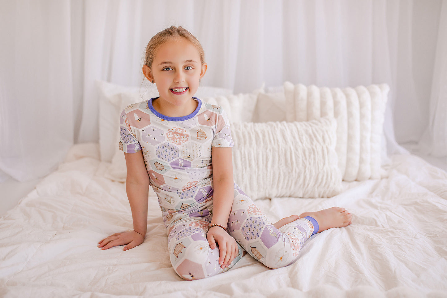 Purple Bee - Two Piece Pajama Set