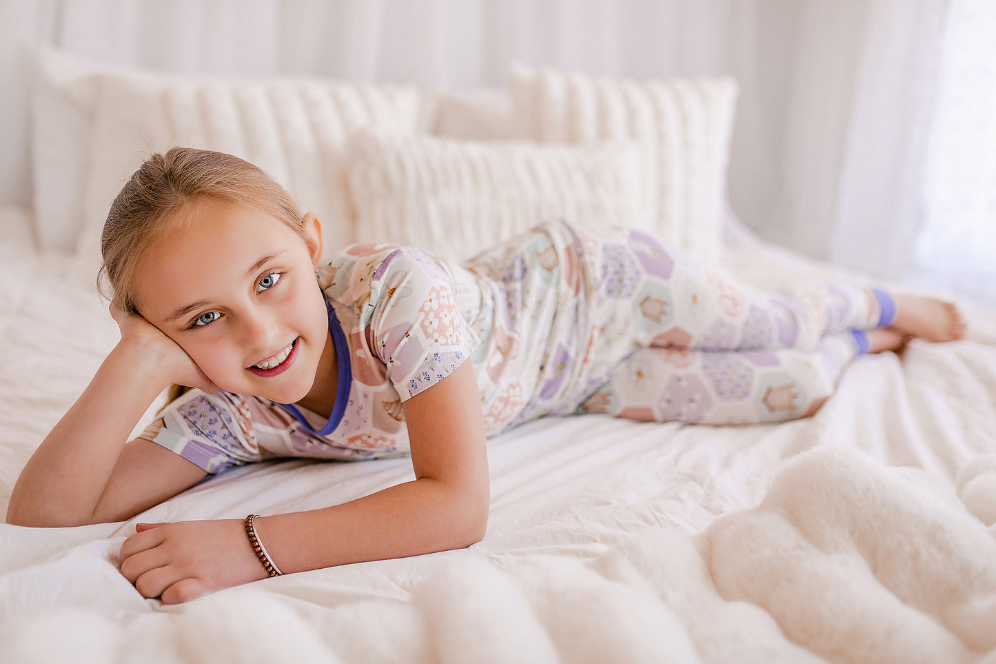 Purple Bee - Two Piece Pajama Set
