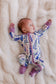Kristina - Light Lupines Zippy Romper