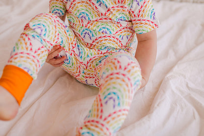 Bo - Lobster Rainbow Two Piece Pajama Set