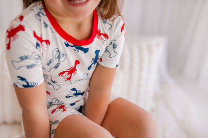 4th Of July Lobster Two Piece Pajama Set