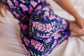 Annie - Dark Purple Lupines Two Piece Pajama Set