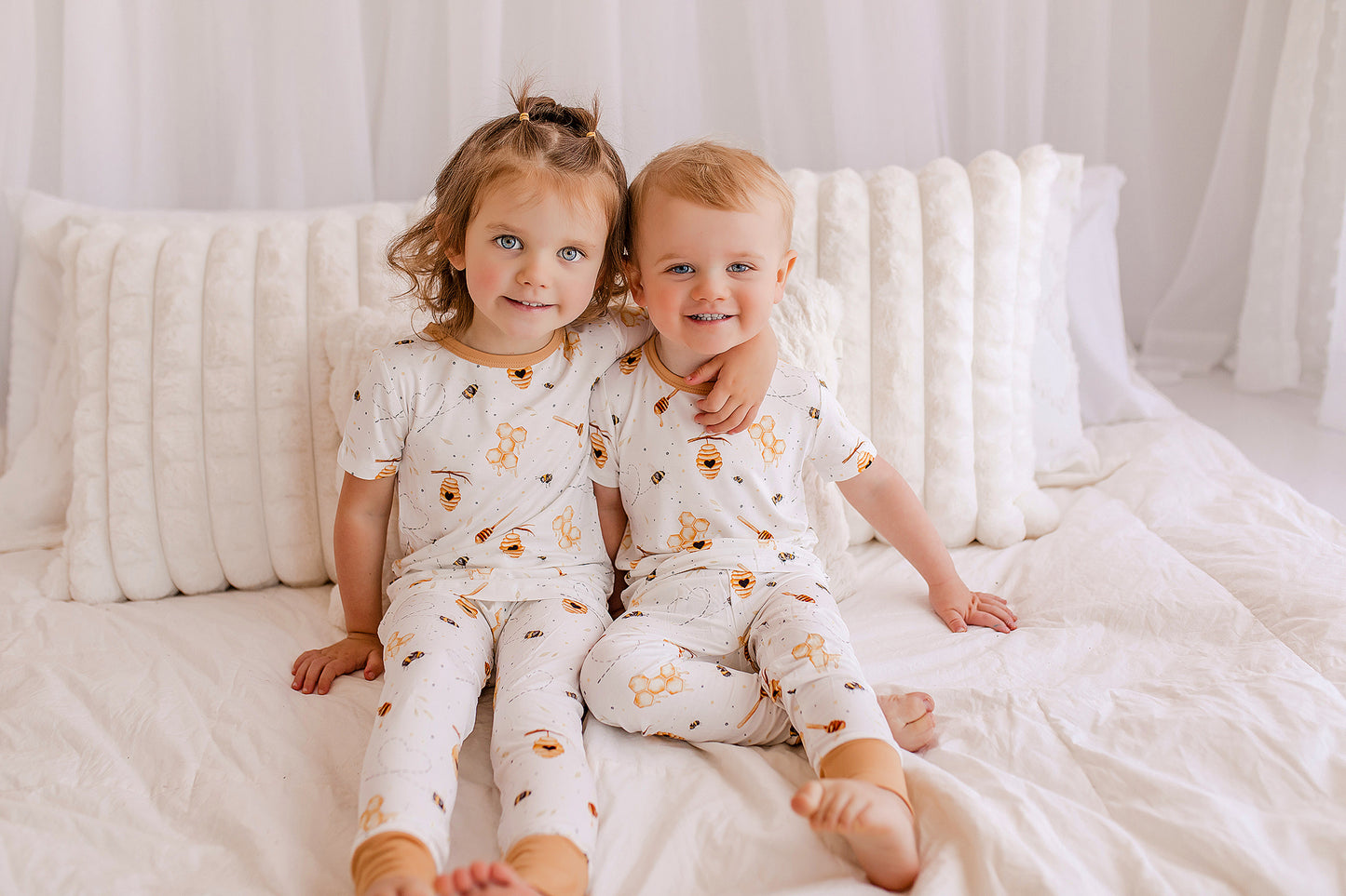 White Bee - Two Piece Pajama Set