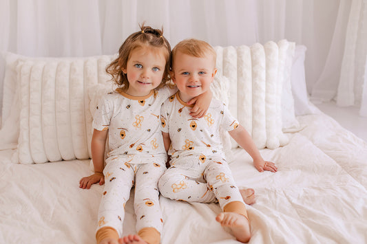White Bee - Two Piece Pajama Set