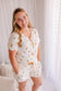 White Bee - T-Shirt & Shorts Pajama Set