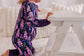 Annie - Dark Purple Lupines Zippy Romper