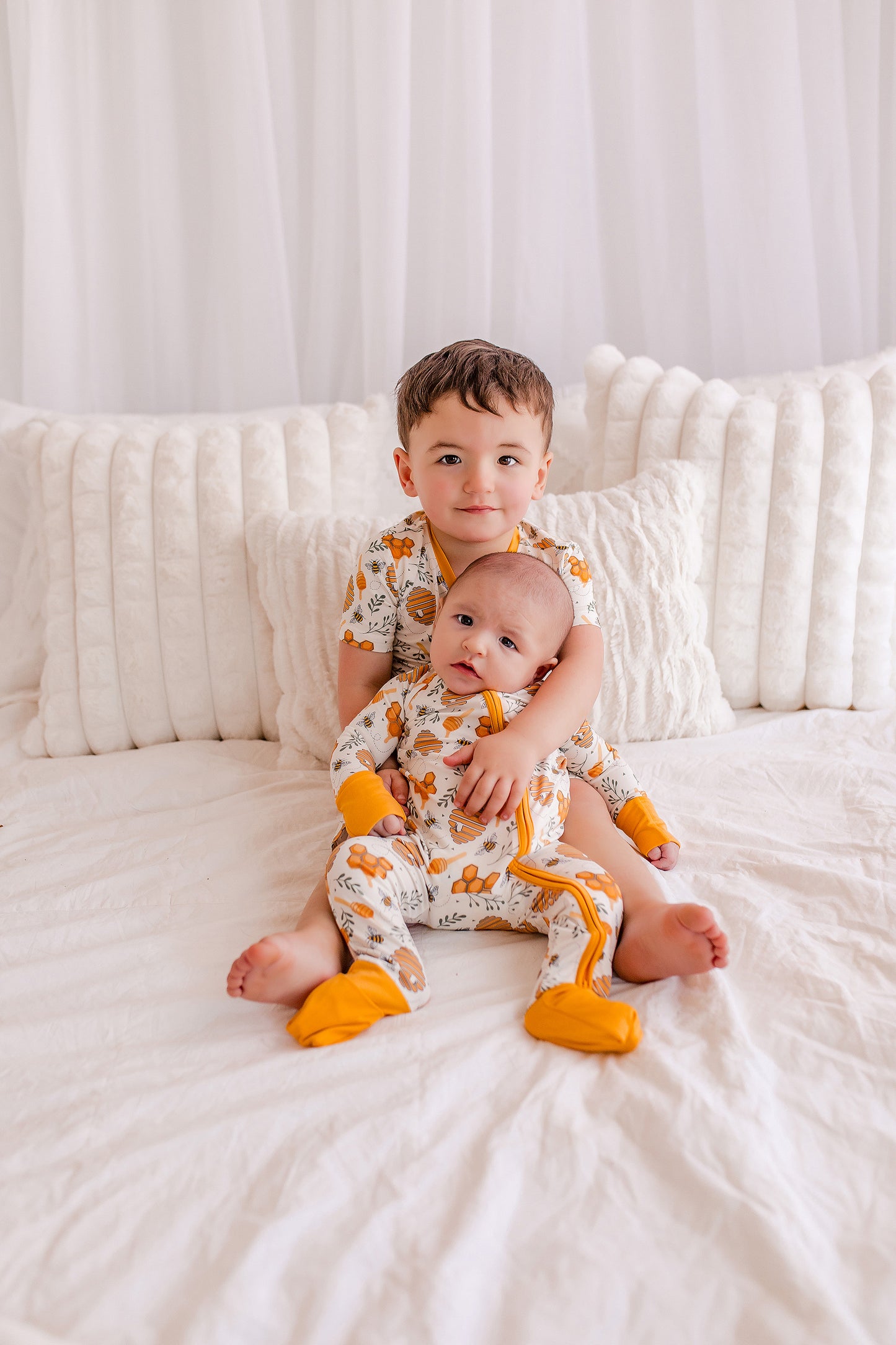 Yellow Bee - Two Piece Pajama Set