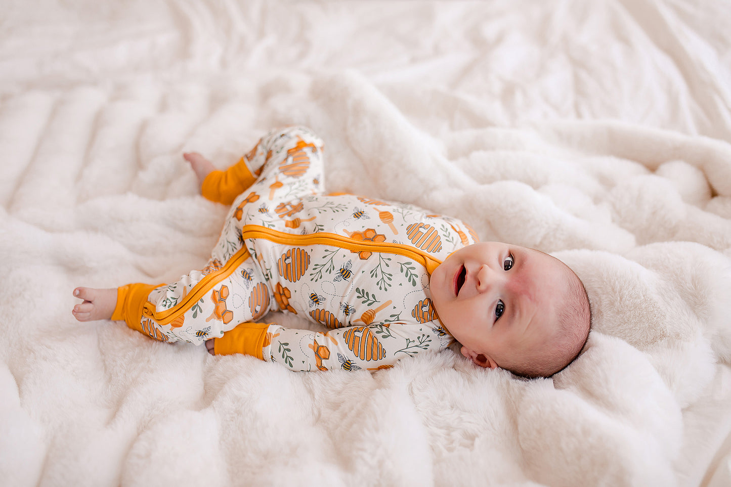 Yellow Bee - Zippy Romper