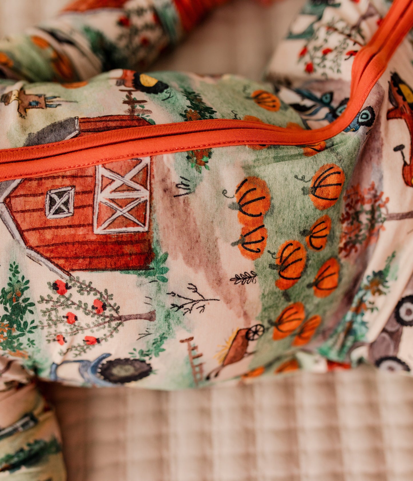 Dylan - Maine Fall Farm Zippy Romper