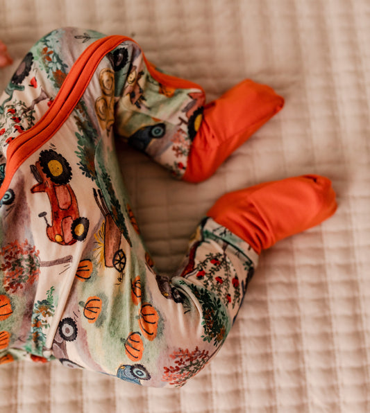 Dylan - Maine Fall Farm Zippy Romper