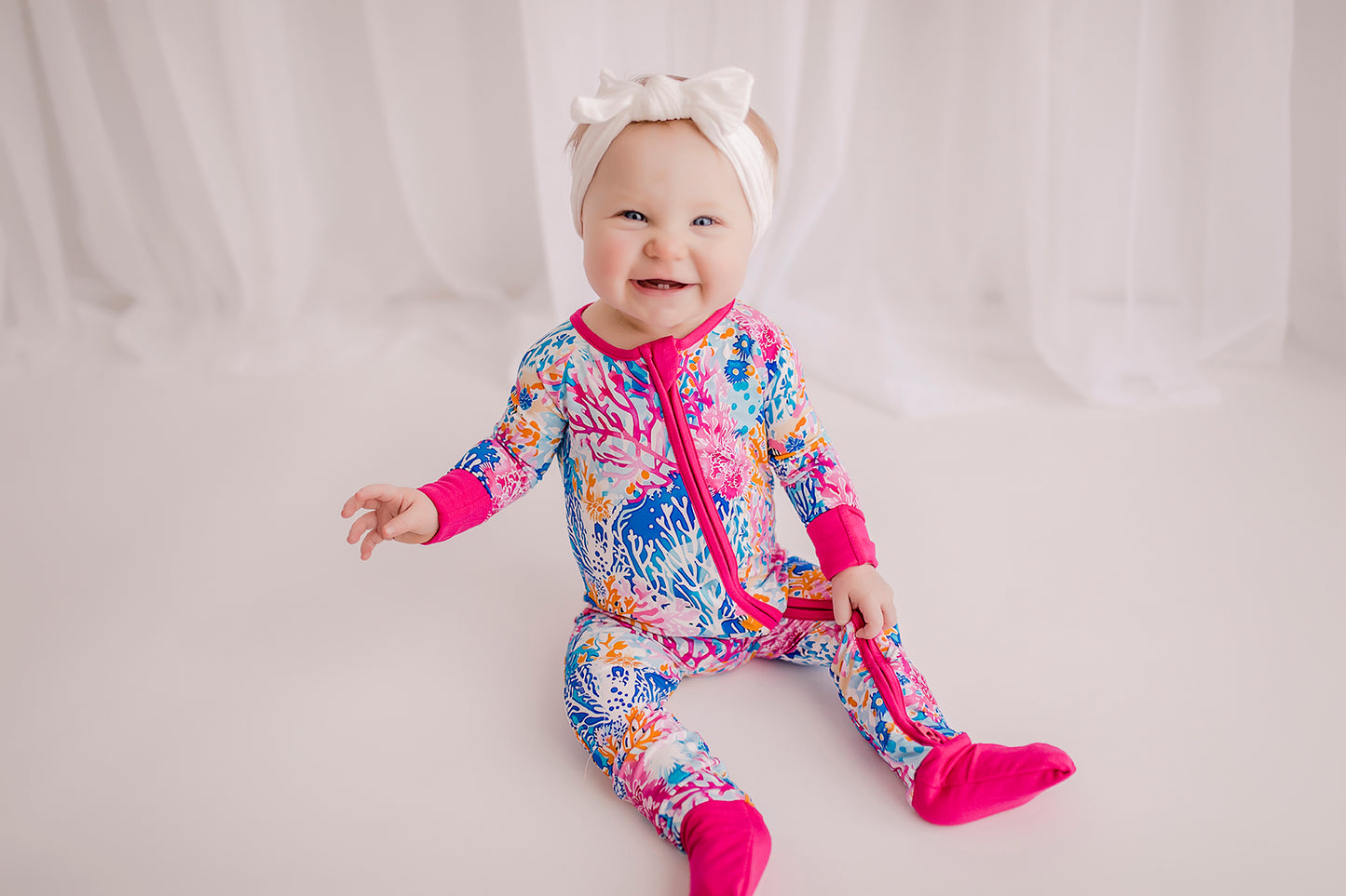 Brooklyn - Bamboo Zippy Romper Pajamas
