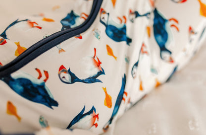 🌊 Trinity- Maine Puffin Zippy Romper
