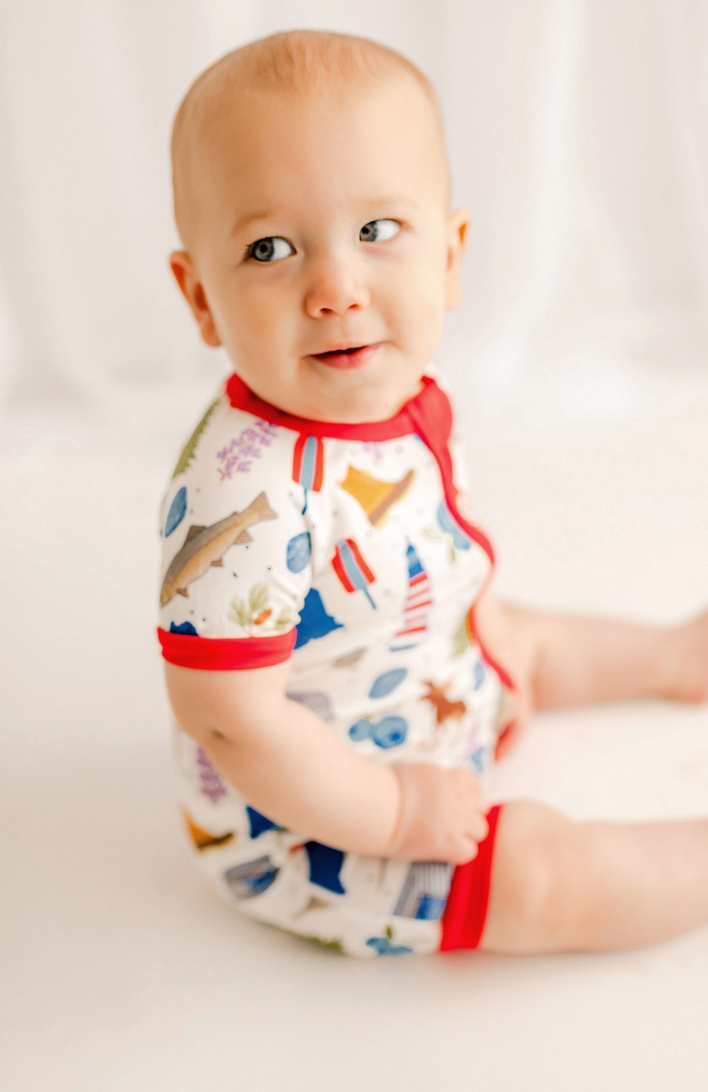 Zane Short Sleeve Zippy Romper