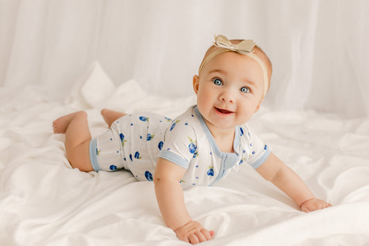 Ivy Short Sleeve Zippy Romper