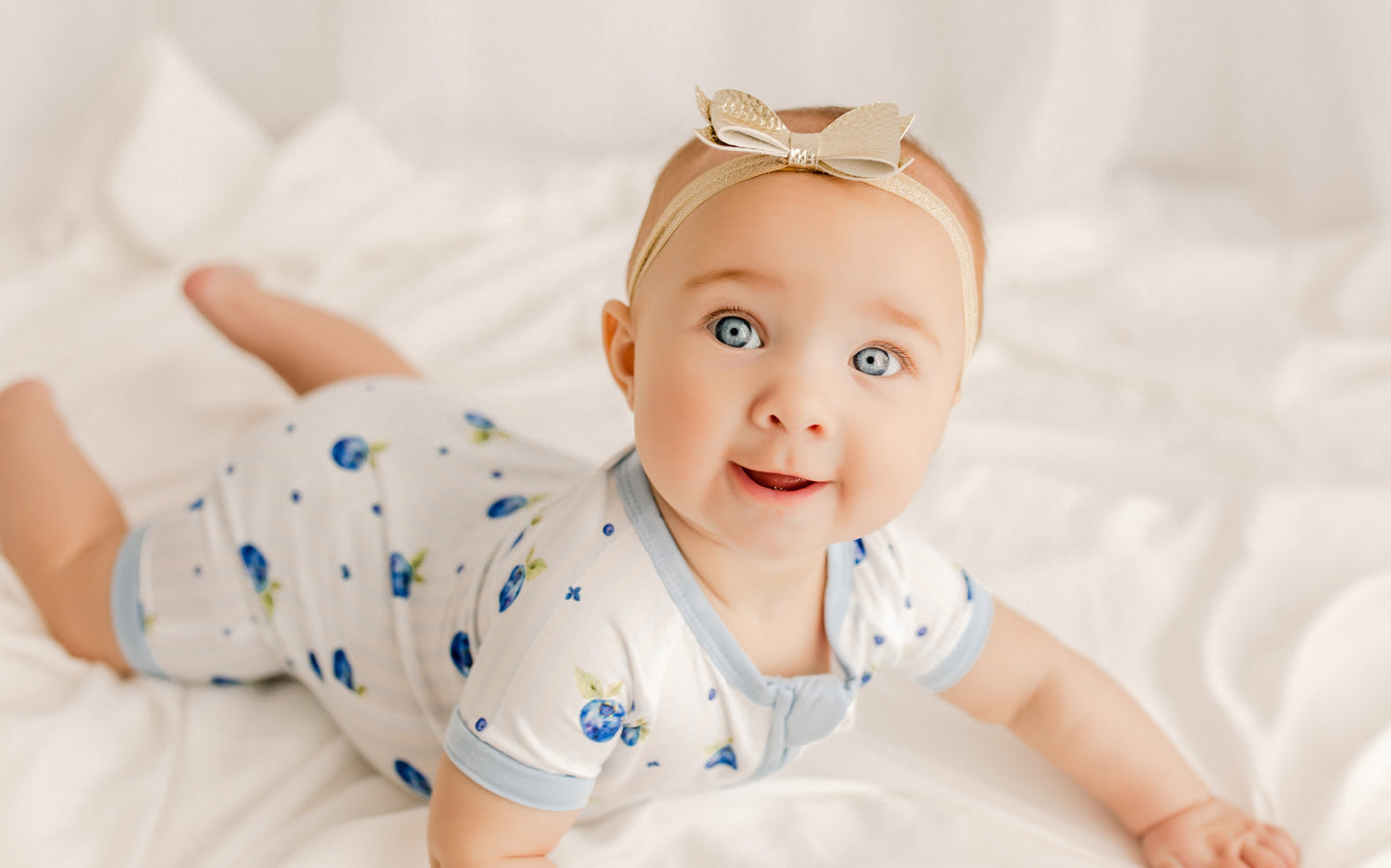 Ivy Short Sleeve Zippy Romper