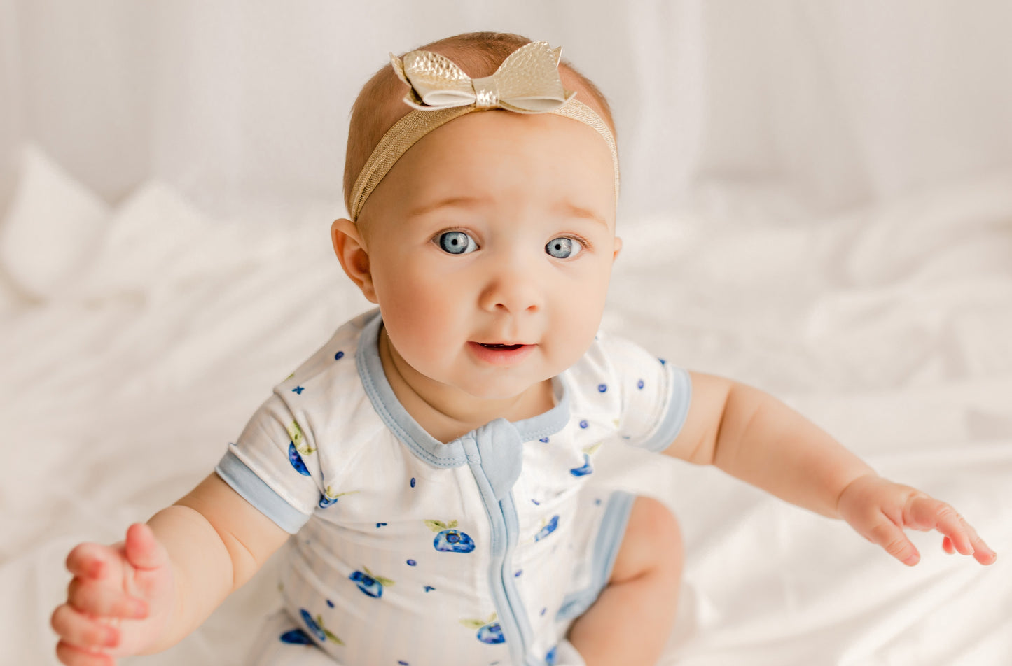 Ivy Short Sleeve Zippy Romper
