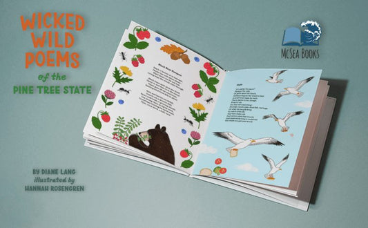 Wicked Wild Poems (Of The Pine Tree State) by Diane Lang (Hardcover)