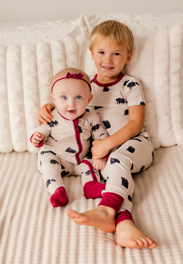 Remington ‘Remi’ - Baby Black Bear Zippy Romper