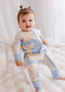 Blueberry Patchwork - Zippy Romper